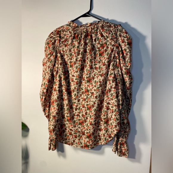 NWOT Free People|| Meant To Be Floral Blouse Top Size Small, Valentines - Picture 8 of 13